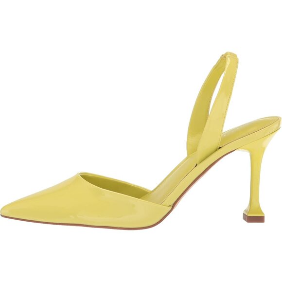 Marc Fisher Womens Green Leather Closed Pointed Toe Hadya Slingback Pumps Shoes - Picture 8 of 8